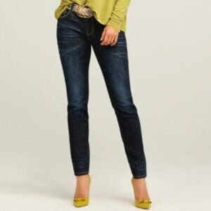 NWT | Cabi The Skinny Dark Wash Blue Jeans Womens Size 2 x 31 Inseam Style 4150